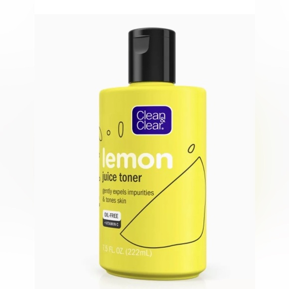 1 Clean & Clear Lemon Juice Acne Toner Oil Free Vitamin C 7.5oz DISCONTINUED HTF - Picture 2 of 6